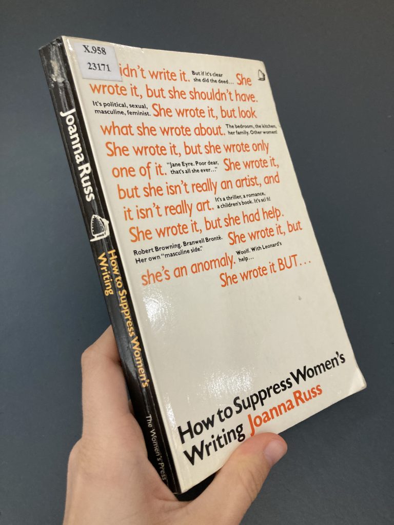 Joanna Russ How To Suppress Women's Writing